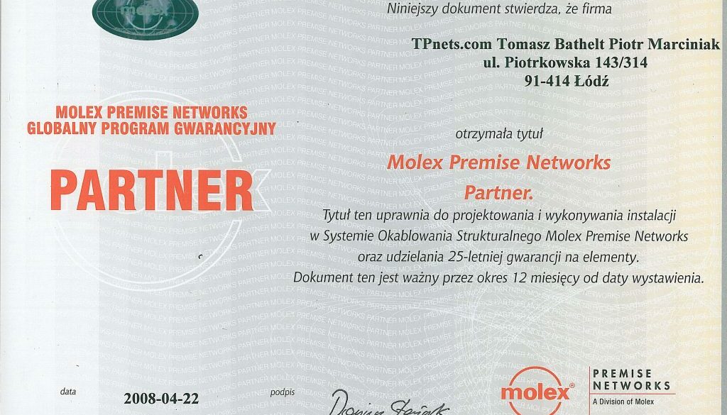 molex_2008_partner